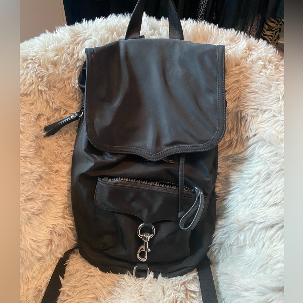 Rebecca Minkoff medium nylon backpack.